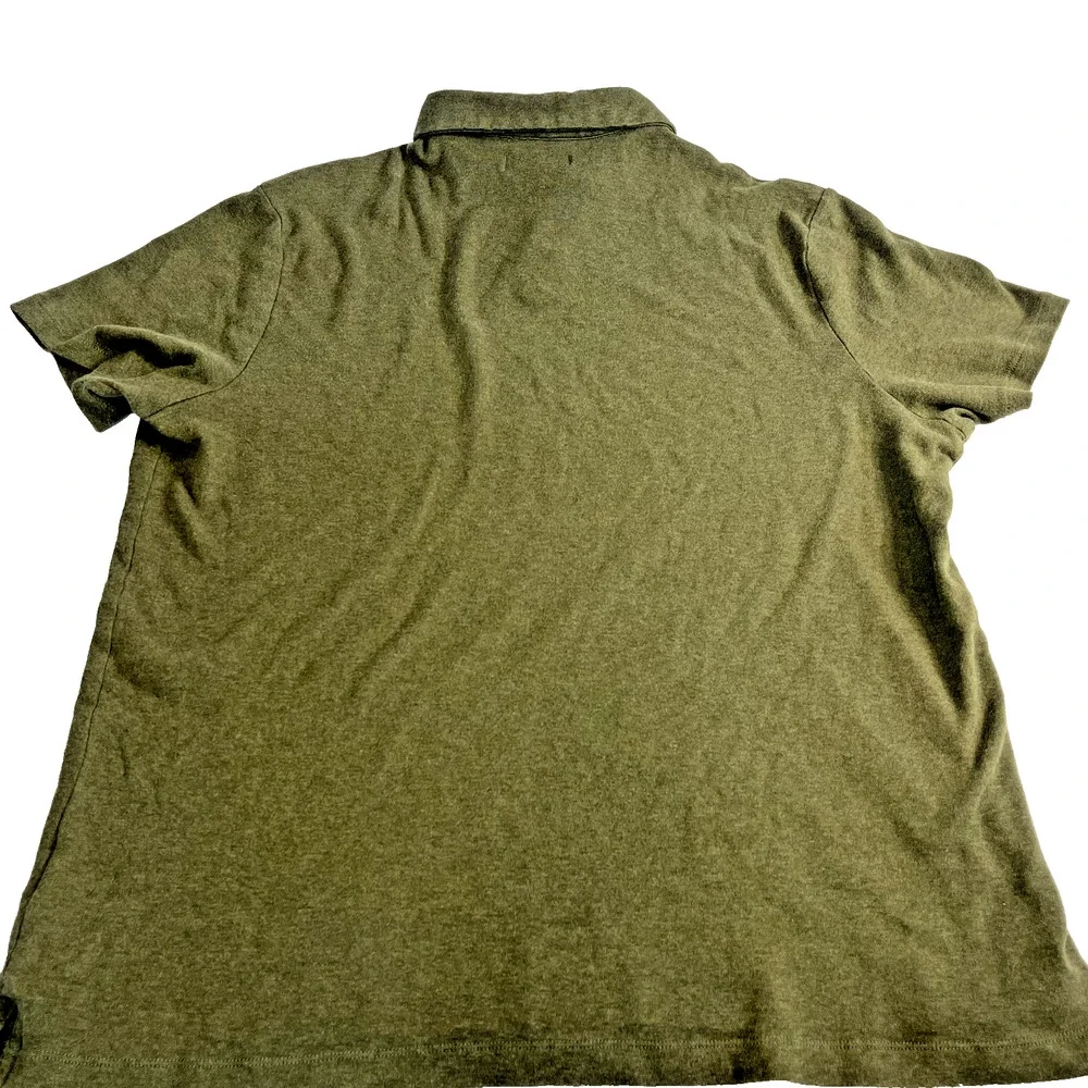 Banana Republic Polo Shirt Mens XL Olive Green
